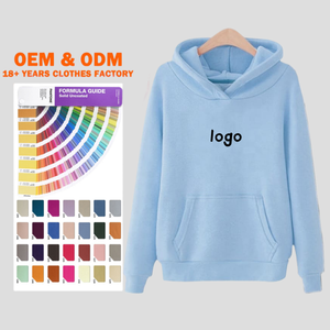 Sweat à capuche personnalisé pour femme, 100% coton French Terry, poids lourd, coupe oversize, épaules tombantes, style streetwear, pull uni - Product Image 2