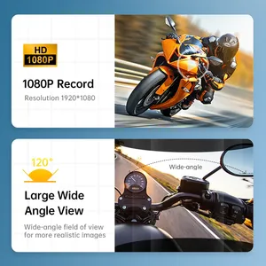 Q29 Casque <span class=keywords><strong>Interphone</strong></span> 1080P HD Caméra <span class=keywords><strong>Sans</strong></span> <span class=keywords><strong>Fil</strong></span> Super Grand Angle Objectif Étanche WiFi Enregistreur Vidéo LED Batterie In-Ear JL - Product Image 4