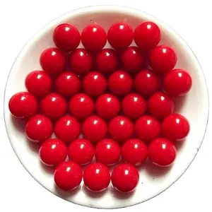 In stock 3mm 4mm 5mm 6mm 8mm 10mm 12mm 14mm 16mm 20mm 25mm 30mm solid Acrylic spheres Red plastic ball