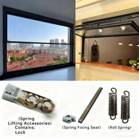 Bobine spirale rétractable en acier inoxydable personnalisée à force constante avec ressort plat pour connexion de lève-vitre