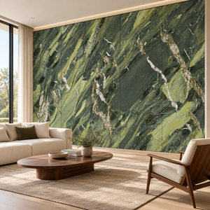 Losas de mármol verde aguacate de alta calidad, piedra natural en losa grande para proyectos de revestimiento de paredes y encimeras de cocina en villas y hoteles. - Product Image 2