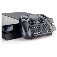 Clavier de manette sans fil avec station de charge pour manette PS4 Chatpad pour accessoires PS4 Message Chat pour Playstation 4 Slim