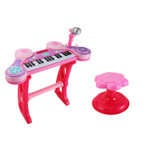 Venta al por Mayor de Juguetes Educativos para Niños, Teclado Electrónico de 31 Teclas, Piano, Instrumentos Musicales con Micrófono y Silla para Niños - Product Image 1