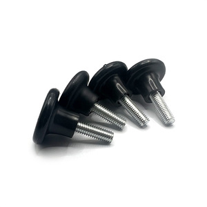 Adjustable Screw Feet M8 Plastic Flared Base For Office Furniture Cabinet Height Adjustment Weight Bearing Support - Product Image 2