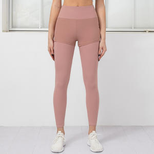Pantalon de fitness de yoga solide à double face pour femmes - Product Image 2