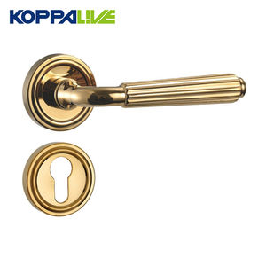 KOPPALIVE tuas pintu lurus Australia, pegangan pintu bagian atas emas antik perunggu perak, pegangan pintu kuningan padat Interior - Product Image 2