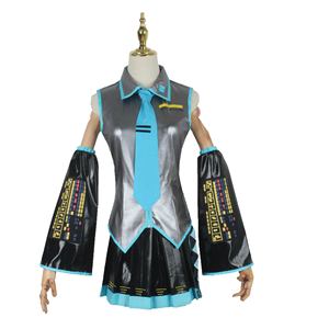 Traje de Actuación de Anime, Disfraz de Halloween, Carnaval, Mujer, Concierto de Anime, Fiesta, Vestido <span class=keywords><strong>Midi</strong></span> Japonés, Cosplay, Show, Disfraz de Miku - Product Image 4