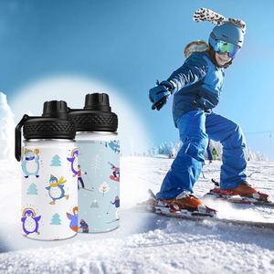 Custom Kids 12oz Double Layer Insulated Water Bottle Stainless Steel Material Outdoor Hiking Water Bottle - Product Image 6