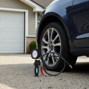 Pistola de Inflado Fervi con Manómetro y Manguera para Llenado de Neumáticos - Product Image 3