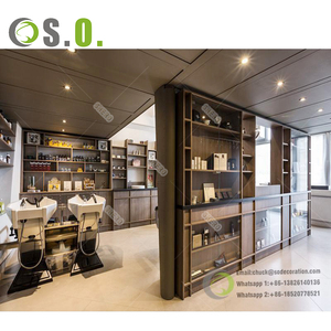 Diseño de equipos de peluquería de salón de belleza de madera personalizado de gama alta para tienda - Product Image 4