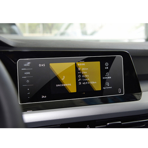 Pour Volkswagen VW <span class=keywords><strong>Golf</strong></span> 8 MK8 <span class=keywords><strong>2022</strong></span> voiture Navigation GPS haute clair verre trempé protecteur d'écran Film voiture stéréo lecteur DVD feuille - Product Image 2