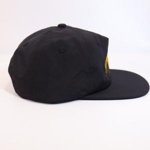 قبعة سناب باك سوداء من النايلون بتطريز جمل، قبعة هيب هوب للأنشطة الخارجية وركوب الدراجات، قبعة مسطحة غير مهيكلة بخمسة ألواح - Product Image 5