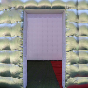 Carpa Cubo Disco Inflable con Cubierta Plateada y Luz LED, Diseño Nuevo, para Discotecas, en Venta - Product Image 5