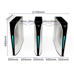 Sistema di Controllo Accessi con Tornello a Barriera RFID in Acciaio Inox 304 per Pista di Pattinaggio, <span class=keywords><strong>Metro</strong></span>, Edifici per Uffici, Certificato CE - Product Image 2