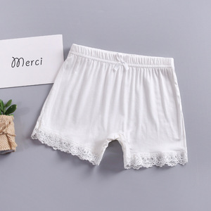 RTS Girls Underwear <span class=keywords><strong>mutandine</strong></span> Soft Baby Girls' Lace Trim Shorts Kid Girl Bottom elastico in vita pronto per la spedizione - Product Image 5