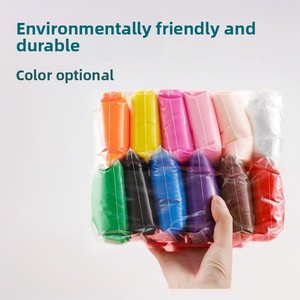 ดินเหนียวแห้งเร็วแบบแพ็คใหญ่ 35 กรัม - ชุดทำโมเดล DIY สำหรับเด็ก 12 สี (4-6 ปี) - Product Image 1