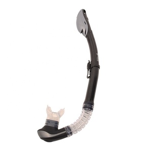 Diseño profesional equipo de <span class=keywords><strong>buceo</strong></span> <span class=keywords><strong>apnea</strong></span> snorkel pesca submarina seco superior snorkel - Product Image 2