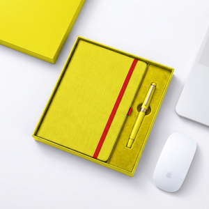 Set de Regalo de Cuaderno A5 de Cuero PU Personalizable de Lujo para Negocios, con Bolígrafo, Tacto de Cuero Suave, Herramientas Esenciales de Viaje, Papelería - Product Image 2