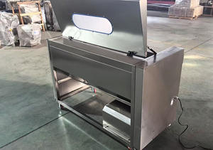 Máquina de limpieza y pelado con cepillo de rodillos para vegetales, patatas, taro, calabaza, pescado, <span class=keywords><strong>aguacate</strong></span> y pepino de mar - Product Image 6