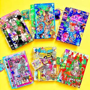 <span class=keywords><strong>Breloque</strong></span> <span class=keywords><strong>en</strong></span> acrylique pour carnet DIY, anime, dessin animé, fait main, pour carnet à feuilles mobiles A5 A7 - Product Image 1