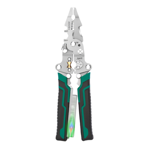 Multifunctional Household Electrician's Pliers Alloy Steel <strong>Long</strong> <strong>Nose</strong> Needle-Nosed Wire Stripping Test Pulling Folding Steel - Product Image 1