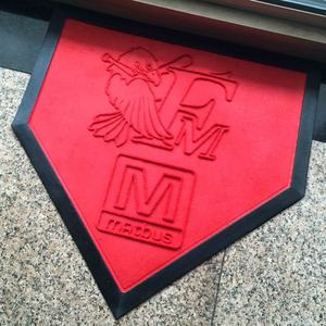 Tapis de porte d'extérieur personnalisés pour le baseball, plaque de base de baseball, bienvenue - Product Image 3