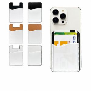 Porte-cartes en cuir PU imprimé avec motif de sublimation personnalisé, couverture de carte de visite personnalisée pour utilisation avec un téléphone - Product Image 6