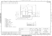 Connecteur RF en cuivre SMA-KB2, connecteur femelle SMA en cuivre pour câble RG405 RG086
