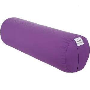 Almohada redonda de algodón para Yoga, accesorios de apoyo para Yoga