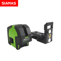 SIAMAS 1V1H2D niveau laser auto-nivelant ligne verte niveau laser 2 lignes outils de marquage laser professionnels