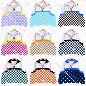 <span class=keywords><strong>Giacca</strong></span> Sportiva Leggera da <span class=keywords><strong>Donna</strong></span> con Logo Personalizzato Mezza Zip Stampa <span class=keywords><strong>Leopardata</strong></span> Camouflage Bicolore - Product Image 6