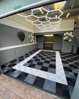 Tapis de sol de voiture en plastique de haute qualité et durables, et ensemble de tapis de sol de garage
