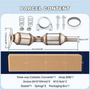Convertisseur catalytique à trois voies, remplacement direct pour Toyota Prius 1.8L 2010-2015, ensemble de système d'échappement en acier inoxydable - Product Image 3