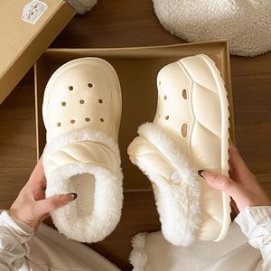 Pantuflas de Algodón para el Hogar, Clásicas de Invierno, Cerradas, Antideslizantes, con Suela Suave, Transpirables, Antiolor, Cálidas y Aisladas - Product Image 2