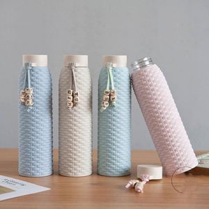 11oz <b>Glass</b> <b>Milk</b> <b>Bottles</b> <b>with</b> Reusable Metal Twist <b>Lids</b> and Straws for Beverage Glassware and Drinkware Parties - Product Image 6