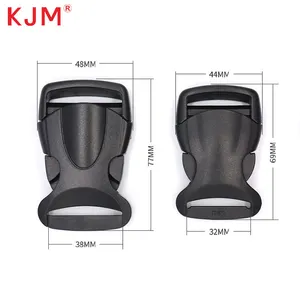 KJM Personalizado POM Plástico 20 milímetros Quick Release Capacete Da Motocicleta Cinto de Fivela