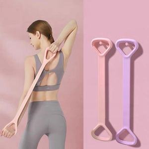 En gros Sangle d'étirement élastique en forme de 8 pour yoga, outil d'étirement des épaules et du dos, pour l'entraînement - Product Image 2