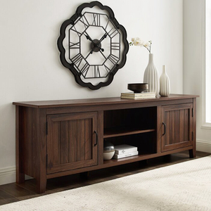 Walnut Panels Design Mid century Retro Modern Classic <strong>Tv</strong> <strong>Stand</strong> <strong>case</strong> with Cabinet for 85 Inch <strong>Tv</strong> Stylish - Product Image 3