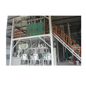 Small scale 12 ton per day flour mill maize flour milling machine wheat flour production line