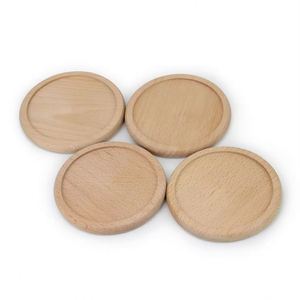 Wooden <b>Coaster</b> With Custom Logo Wedding Gifts Cup Holders and Mats Engraved <b>for</b> <b>Drinks</b> - Product Image 1