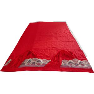 Usine personnalisé dentelle de luxe 6 pièces jupe de lit ensemble avec rideau solide matelassé couvre-lit ensemble avec dentelle volants pour literie hôtel - Product Image 3