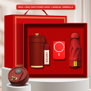 Sets de Regalo Ejecutivos Económicos: Taza, Batería Externa, Paraguas Manual, Caja de Regalo, Logotipo Corporativo, Beneficios para Empleados, Obsequios VIP - Product Image 5