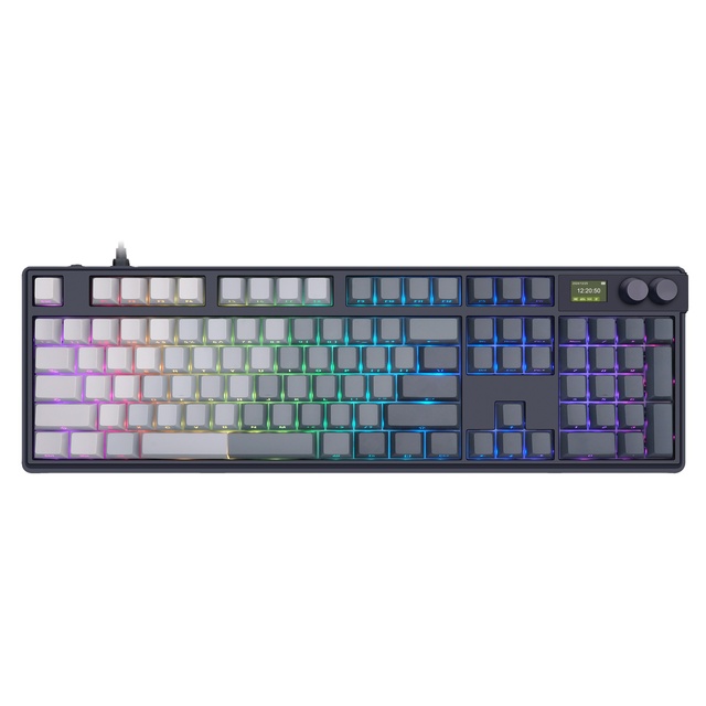 Skyloong New Launch Rgb Hot-swappable Full Size 104 Keys Wired Gaming Mechanical Keyboard for Android Ios windows Devices