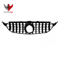 Grille C63 de haute qualité pour Mercedes Benz W205 modifiée en maille de calandre de pare-chocs avant 2016 C63 Black GT Style