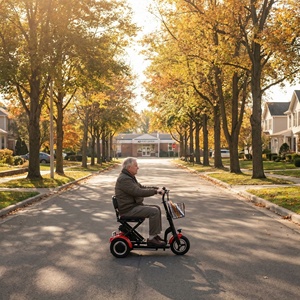 Tricycle électrique à trois roues en aluminium, auto-équilibrant et stable, avec plateforme basse pour les trajets périurbains vers les bureaux <span class=keywords><strong>de</strong></span> <span class=keywords><strong>poste</strong></span> - Product Image 2