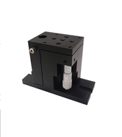 Gato de laboratorio vertical manual OEM personalizable al por mayor, etapas de posicionamiento, tamaño de la plataforma 62x44mm, rango de viaje de 13mm