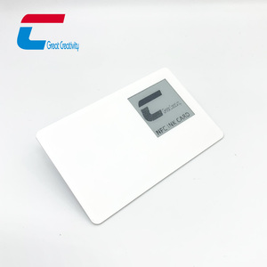 <span class=keywords><strong>Carte</strong></span> d'affichage de luxe NFC Smart <span class=keywords><strong>E</strong></span> Ink Changer le texte <span class=keywords><strong>Carte</strong></span> NFC d'écran <span class=keywords><strong>E</strong></span>-ink - Product Image 2