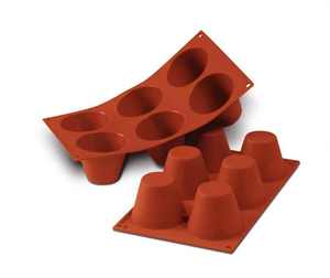 Molde <span class=keywords><strong>de</strong></span> Silicona Redondo <span class=keywords><strong>de</strong></span> 8 Cavidades para Muffins y Panqueques, Ecológico y <span class=keywords><strong>de</strong></span> Grado Alimenticio, <span class=keywords><strong>de</strong></span> Bakest, ¡Gran Venta! - Product Image 4