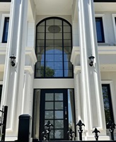 Ventanas de Aluminio con Rotura de Puente Térmico, Ventanas Francesas de Doble Acristalamiento, Ventanas Abatibles de Triple Acristalamiento para Viviendas