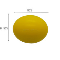 Logo personnalisé Promotionnel Squeeze Pu Jouet Anti-stress Oeuf Forme Balle Anti-Stress Mousse Souple Relief Squeeze Jouets Balle Anti-Stress pour Enfants